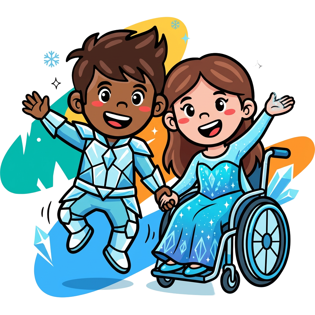 Ice Queen party logo